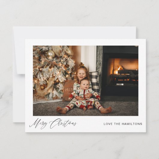 Frohe Weihnachts-Instant-Foto (Vorderseite)