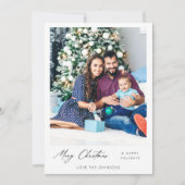 Frohe Weihnachts Instant Foto Minimalistisch - Ver (Vorderseite)