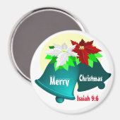 Frohe Weihnachts Jingle Bell Customize It Magnet (Vorderseite/Rückseite)