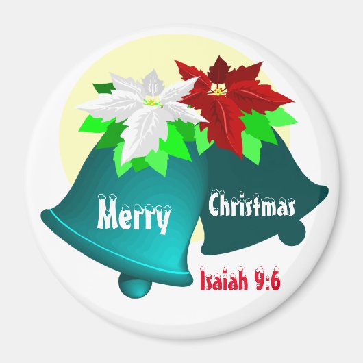Frohe Weihnachts Jingle Bell Customize It Magnet (Vorne)