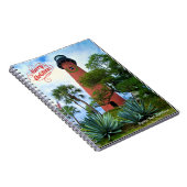 Frohe Weihnachts Jupiter Inlet Lighthouse Florida Notizblock (Rechte Seite)