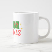 Frohe Weihnachts-Kaffee-Tasse Jumbo-Tasse (Rechts)