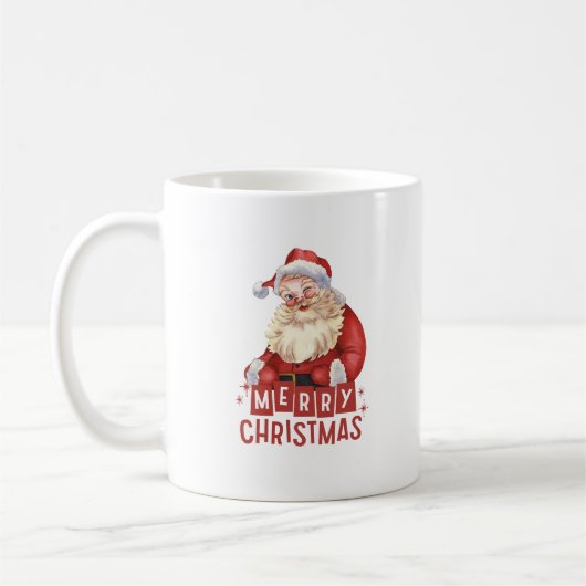 Frohe Weihnachts-Kaffee-Tasse Personalisierte Gesc Kaffeetasse (Links)