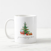 Frohe Weihnachts-Kaffee-Tasse Personalisierte Gesc Kaffeetasse (Links)