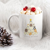 Frohe Weihnachts-Kaffee-Tasse Personalisierte Gesc Kaffeetasse