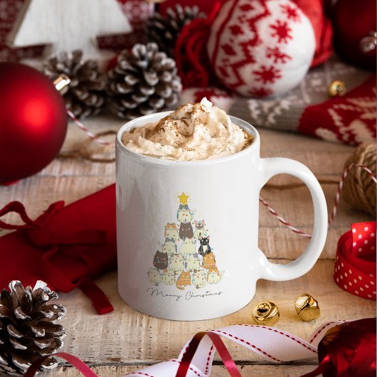 Frohe Weihnachts-Kaffee-Tasse Personalisierte Gesc Kaffeetasse