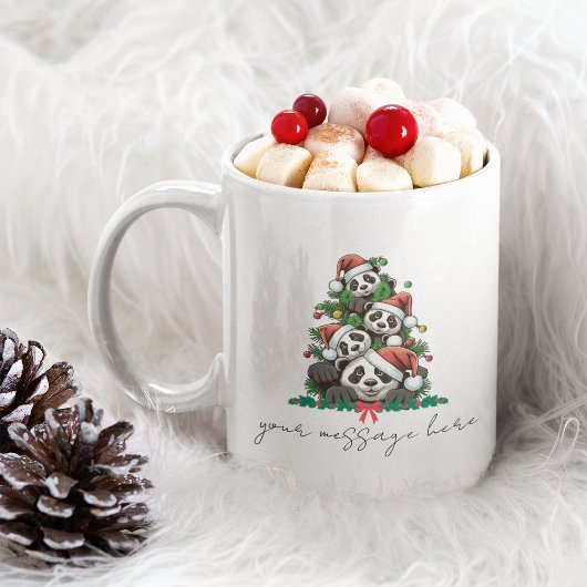Frohe Weihnachts-Kaffee-Tasse Personalisierte Gesc Kaffeetasse