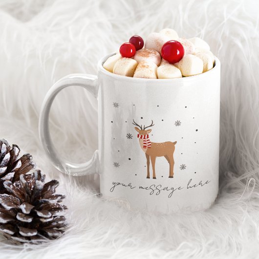 Frohe Weihnachts-Kaffee-Tasse Personalisierte Gesc Kaffeetasse