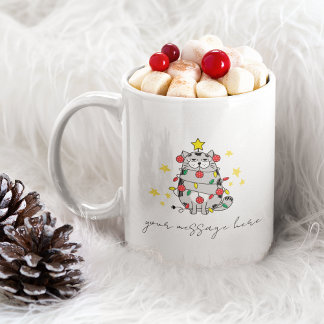 Frohe Weihnachts-Kaffee-Tasse Personalisierte Gesc Kaffeetasse