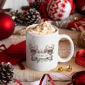 Frohe Weihnachts-Kaffee-Tasse Personalisierte Gesc Kaffeetasse