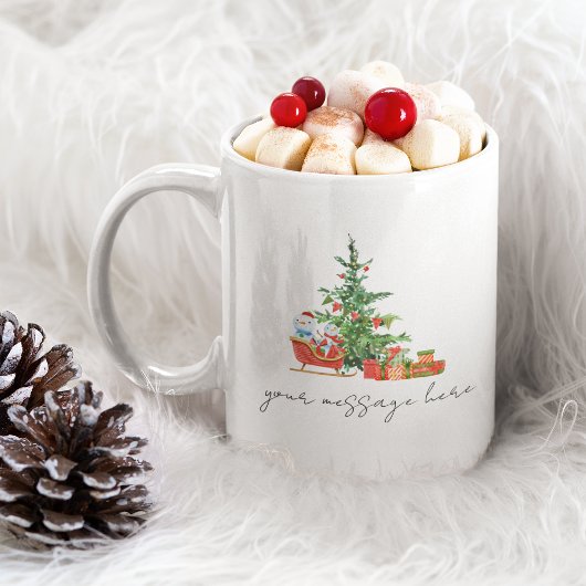 Frohe Weihnachts-Kaffee-Tasse Personalisierte Gesc Kaffeetasse