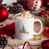 Frohe Weihnachts-Kaffee-Tasse Personalisierte Gesc Kaffeetasse
