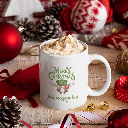 Frohe Weihnachts-Kaffee-Tasse Personalisierte Gesc Kaffeetasse