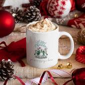 Frohe Weihnachts-Kaffee-Tasse Personalisierte Gesc Kaffeetasse