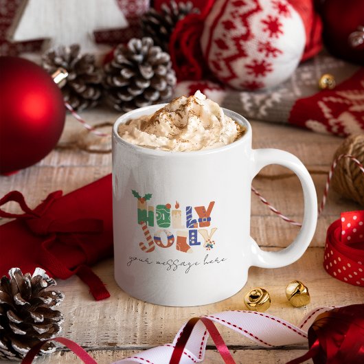 Frohe Weihnachts-Kaffee-Tasse Personalisierte Gesc Kaffeetasse