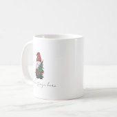 Frohe Weihnachts-Kaffee-Tasse Personalisierte Gesc Kaffeetasse (Vorderseite Links)