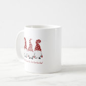 Frohe Weihnachts-Kaffee-Tasse Personalisierte Gesc Kaffeetasse (Vorderseite Links)