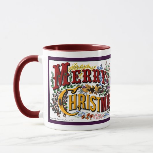 Frohe Weihnachts-Kaffee-Tasse Tasse (Links)