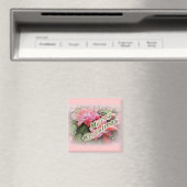 Frohe Weihnachts-Kaktus-Blume Magnet (In Situ (Geschirrspüler))