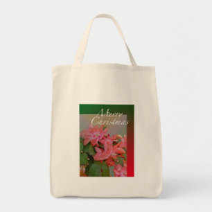 Frohe Weihnachts-Kaktus-Blume Tragetasche