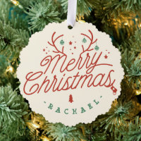 Frohe Weihnachts-Karo Kariert Personalisierte Rent