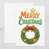 Frohe Weihnachts-Karten-Einladung Einladung (Vorne/Hinten)