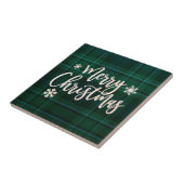 Frohe Weihnachts-Keramik Fliese (Seite)