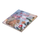 Frohe Weihnachts-Keramik Tile Fliese (Seite)