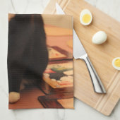 Frohe Weihnachts Kitty Handtuch (Viertel Falte)