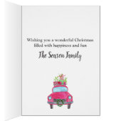 Frohe Weihnachts-Klassik Car Watercolor (Innen (Rechts))