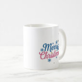 Frohe Weihnachts-Klassik der Männer Kaffeetasse (VorderseiteRechts)
