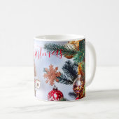 Frohe Weihnachts-Klassik-Tasse Kaffeetasse (VorderseiteRechts)