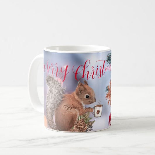 Frohe Weihnachts-Klassik-Tasse Kaffeetasse (Vorderseite Links)
