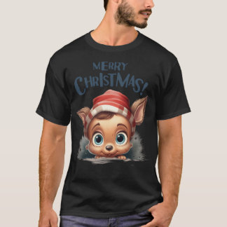 Frohe Weihnachts Kleine Rentiere - Weihnachtsmagie T-Shirt