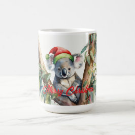 Frohe Weihnachts-Koala in Gumtree Kaffeetasse