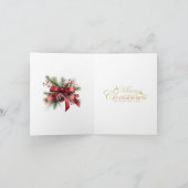 Frohe Weihnachts-Koala in Gumtree Karte (Innenseite)