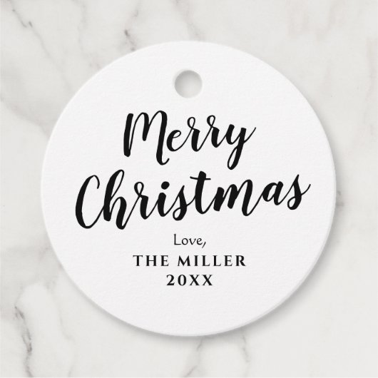 Frohe Weihnachts-Kraft-Geschenk Geschenkanhänger (Vorderseite)