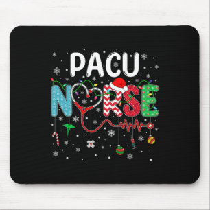 Frohe Weihnachts-Krankenschwester Spaß Pacu Nurse Mousepad