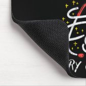 Frohe Weihnachts-Krankenschwester Xmas Scrub Top W Mousepad (Ecke)