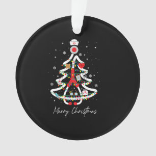 Frohe Weihnachts-Krankenschwester Yuletide Practit Ornament