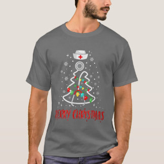 Frohe Weihnachts-Krankenschwester Yuletide Practit T-Shirt