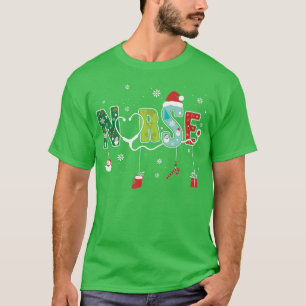 Frohe Weihnachts-Krankenversicherung Stethoskop We T-Shirt