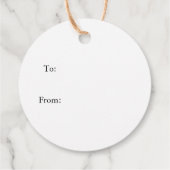 Frohe Weihnachts-Kranz-Geschenktasten Geschenkanhänger (Rückseite)