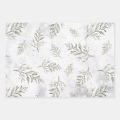 Frohe Weihnachts-Kranz Red bezahlt mit Foto Geschenkpapier Set (Vorderseite 3)