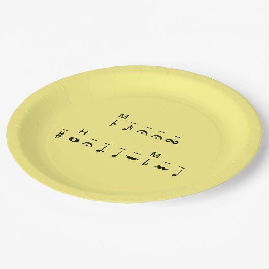 Frohe Weihnachts-Kryptogramm Pappteller (Schrägansicht)