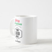 Frohe Weihnachts-Kundenempfehlung Weihnachtsgesche Kaffeetasse (Vorderseite Links)