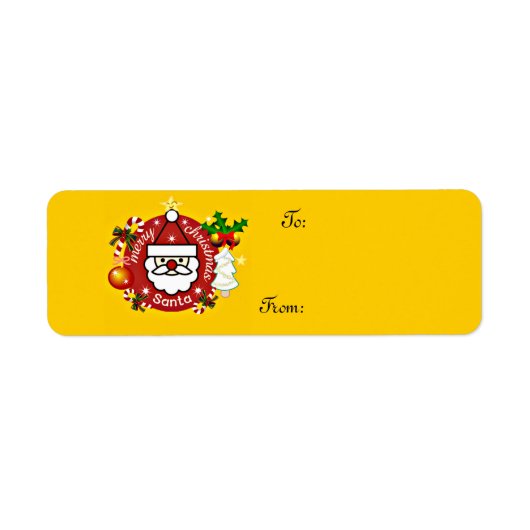 Frohe Weihnachts_Label (Vorne)