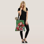 Frohe Weihnachts-Lady's Tote-Tasche Tasche (Am Model)