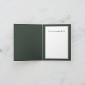 Frohe Weihnachts Land Zuhause hinzufügen Feiertagskarte (Innenseite)