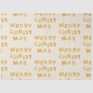 Frohe Weihnachts-Lebkuchen-Cookies Briefe Seidenpapier